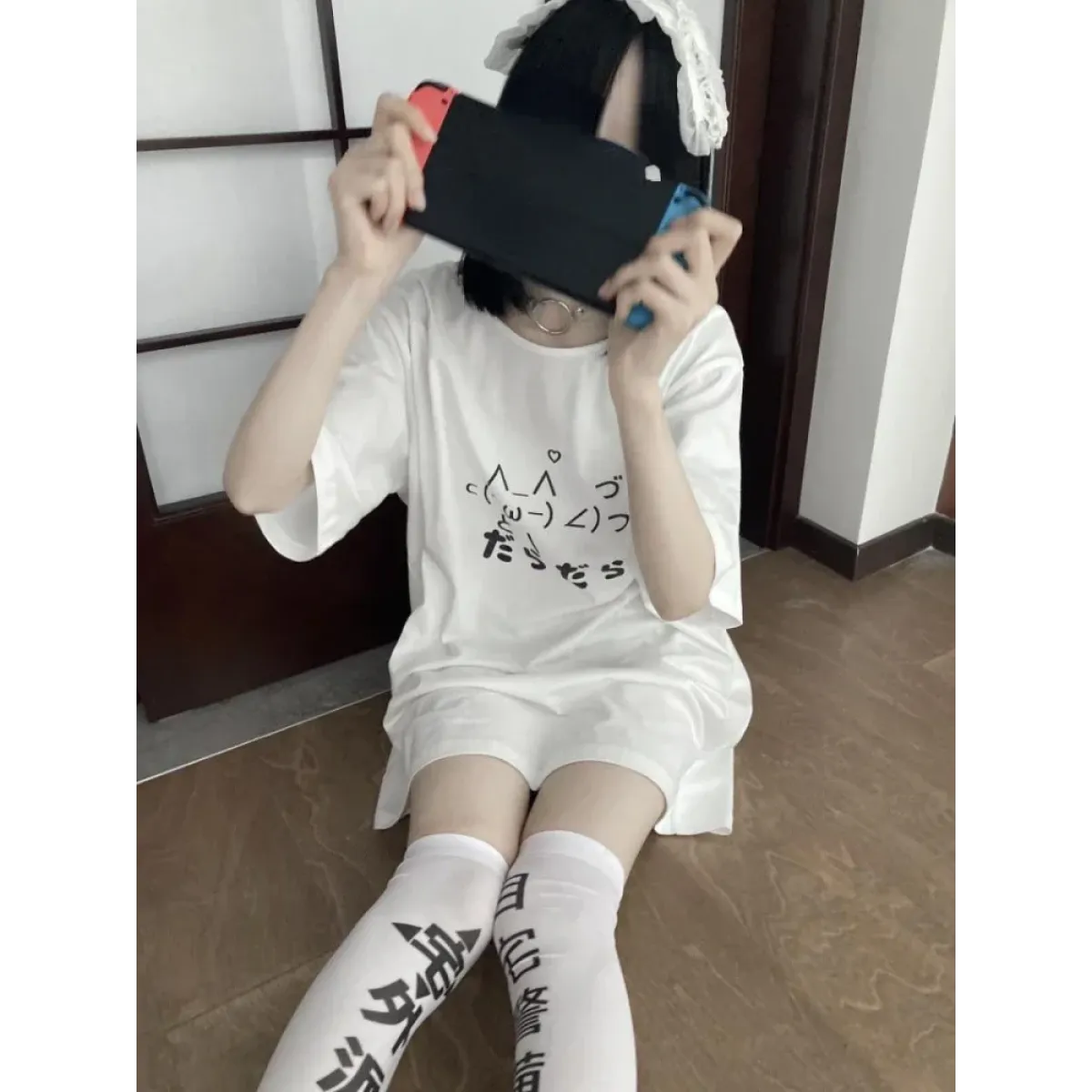 Kawaii "Lazy Cat" T-Shirt