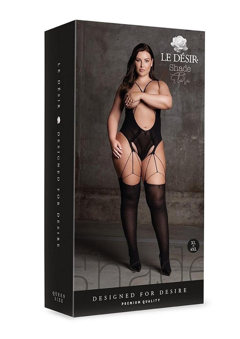 Le Desir Shade Elara Vii Bodystocking With Open Cups
