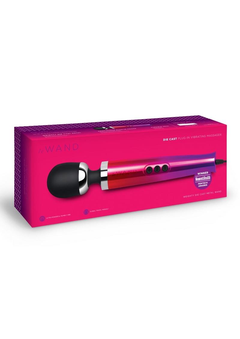 Le Wand Die Cast Plug In Vibrating Massager