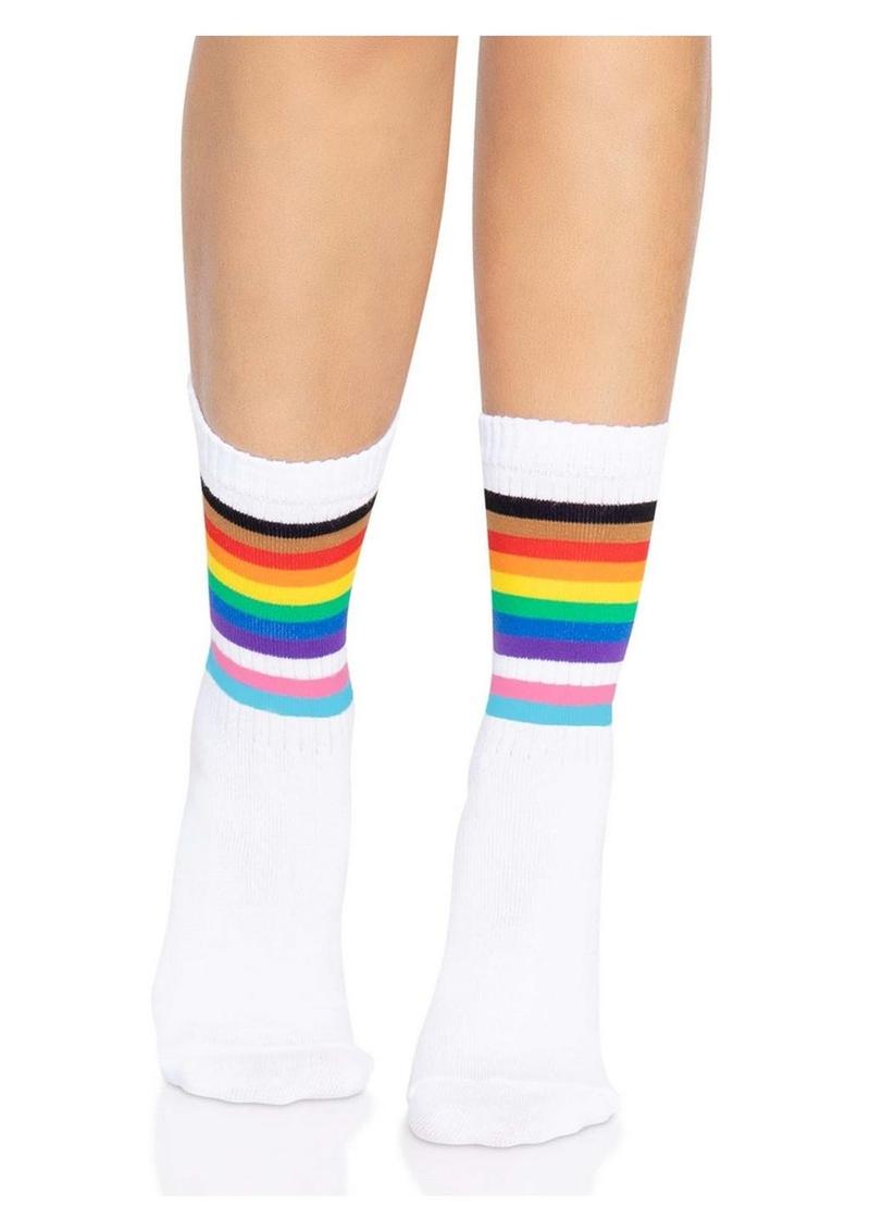 Leg Avenue Pride Crew Socks