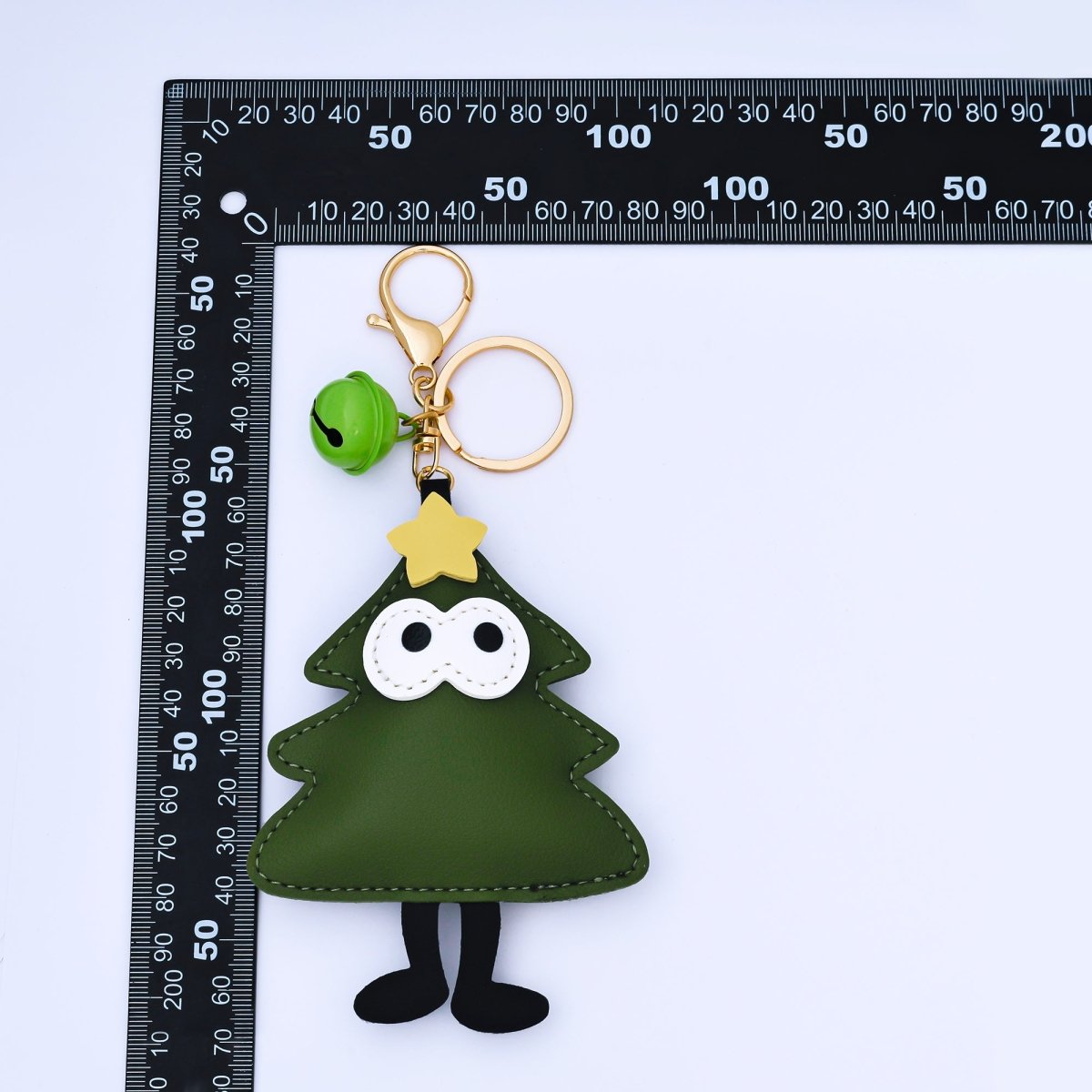 Limited Edition Christmas Tree, Santa Clause, Mitten Bag Charm Keychain for Holiday Season | WB-00203