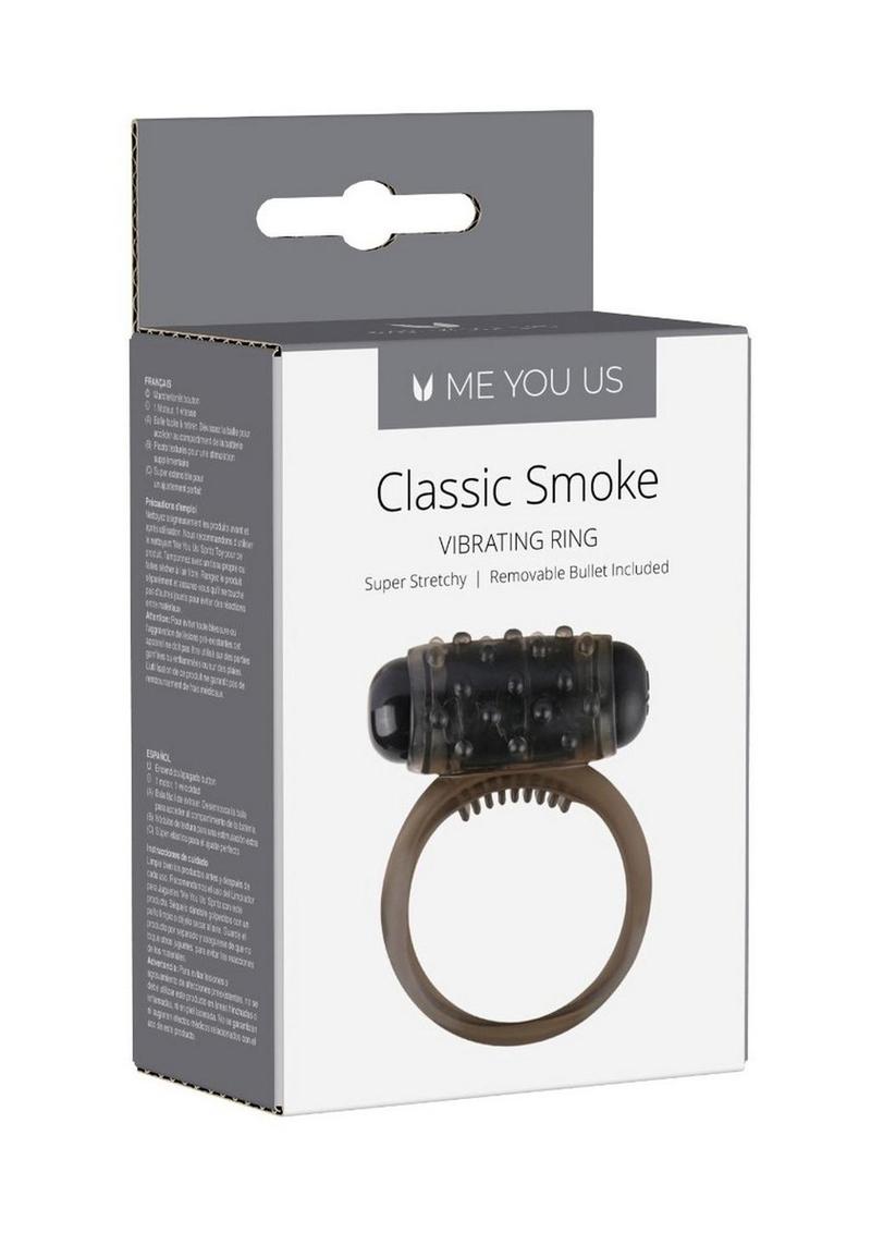 Me You Us Classic Smoke Vibrating Cock Ring