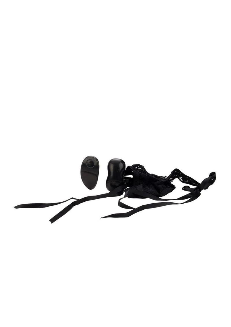 Little Black Thong Remote Control Panty Vibrator