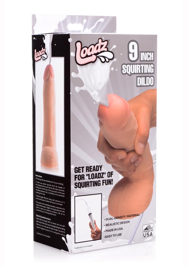 Loadz Dual-Density Squirting Dildo - Vanilla