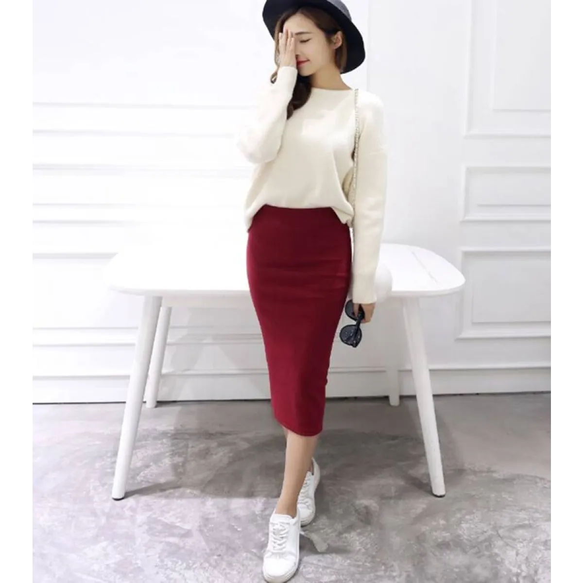Long Midi Pencil Skirts
