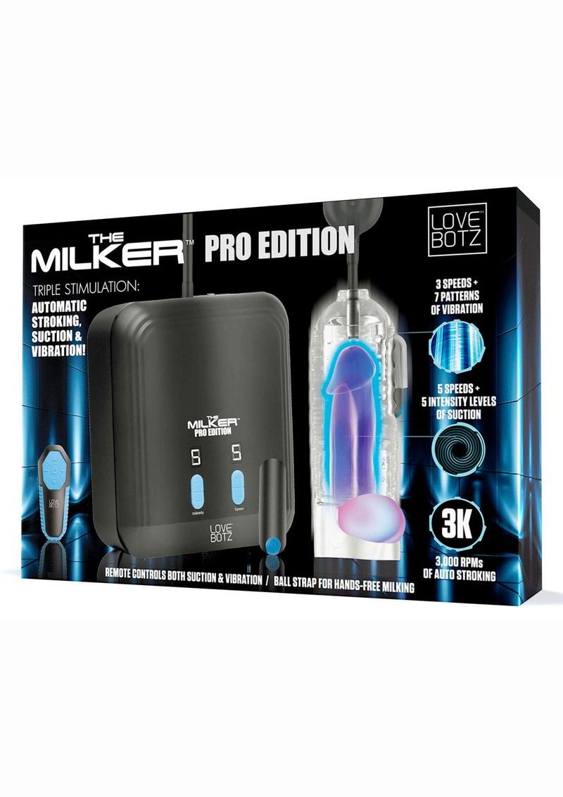 LoveBotz The Milker Pro Edition Masturbator with Suction