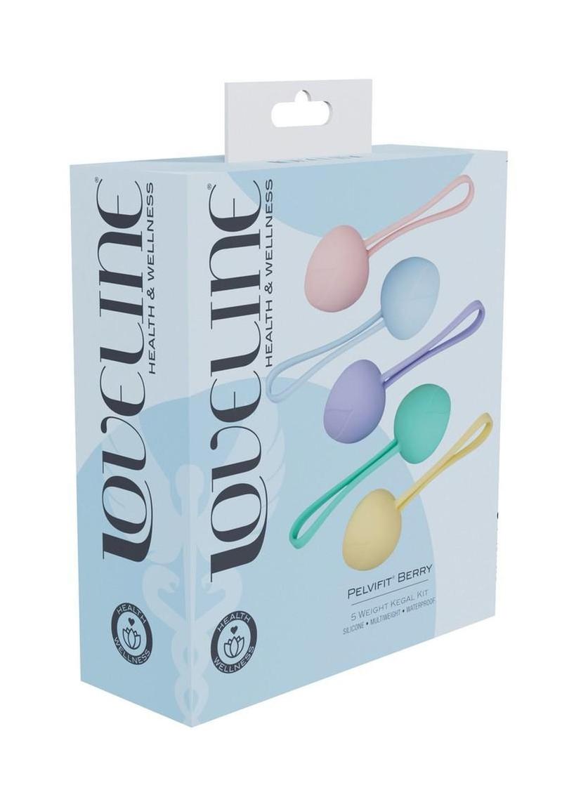 Loveline Pelvifit Berry Multiweight Kegel Kit
