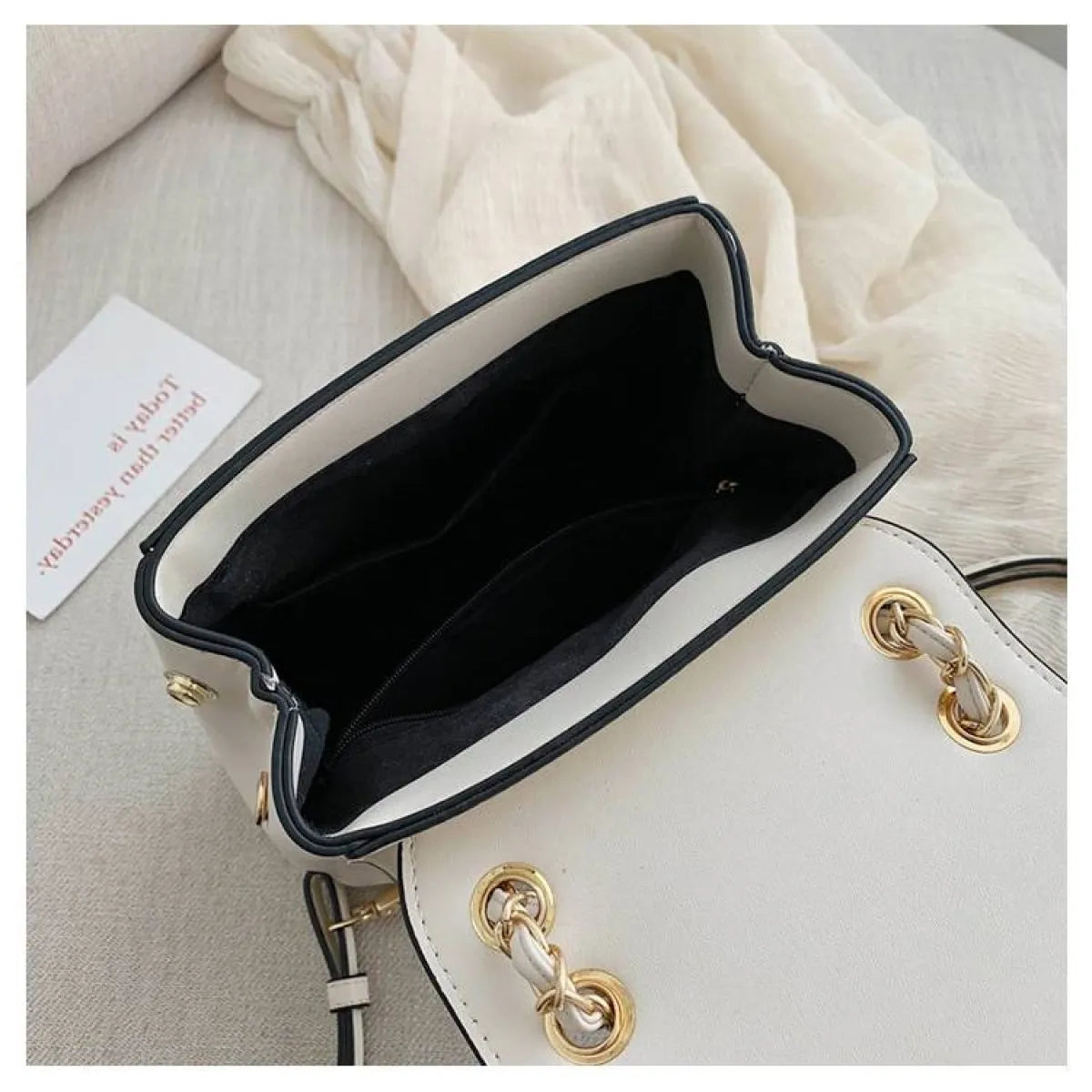 Chain Detail Backpack