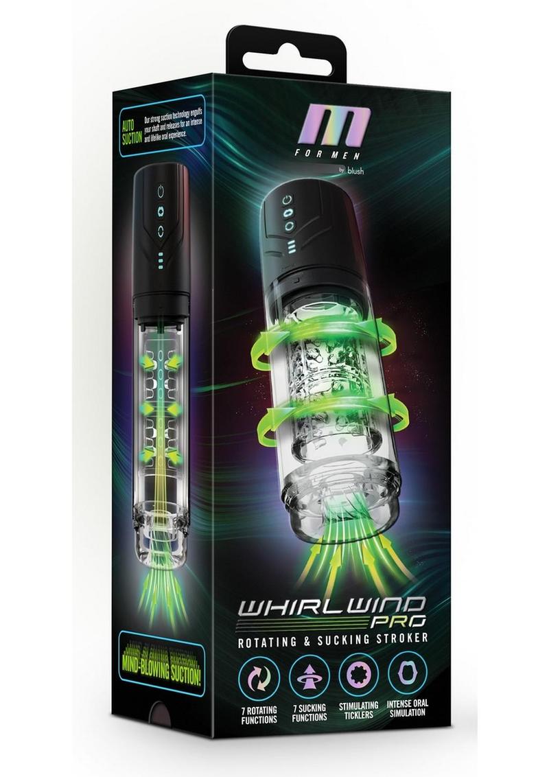 Whirlwind Pro Rotating And Sucking Stroker Masturbator