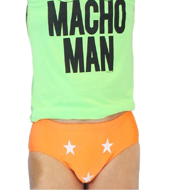 Macho Man 3 Stars Wrestling Briefs