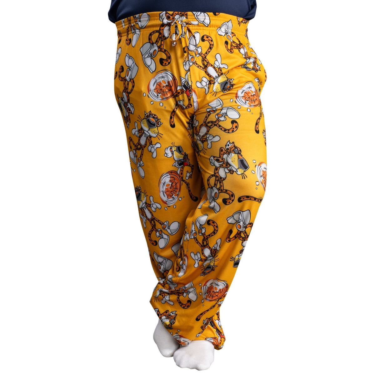 Mad Engine Chester Cheetos Lounge Pose Pajamas Officially Licensed Men&