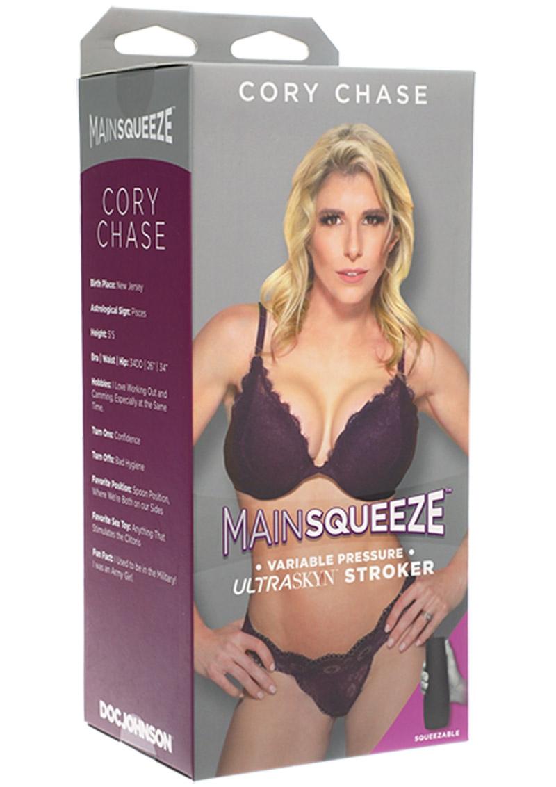 Main Squeeze Cory Chase Ultraskyn Masturbator - Pussy