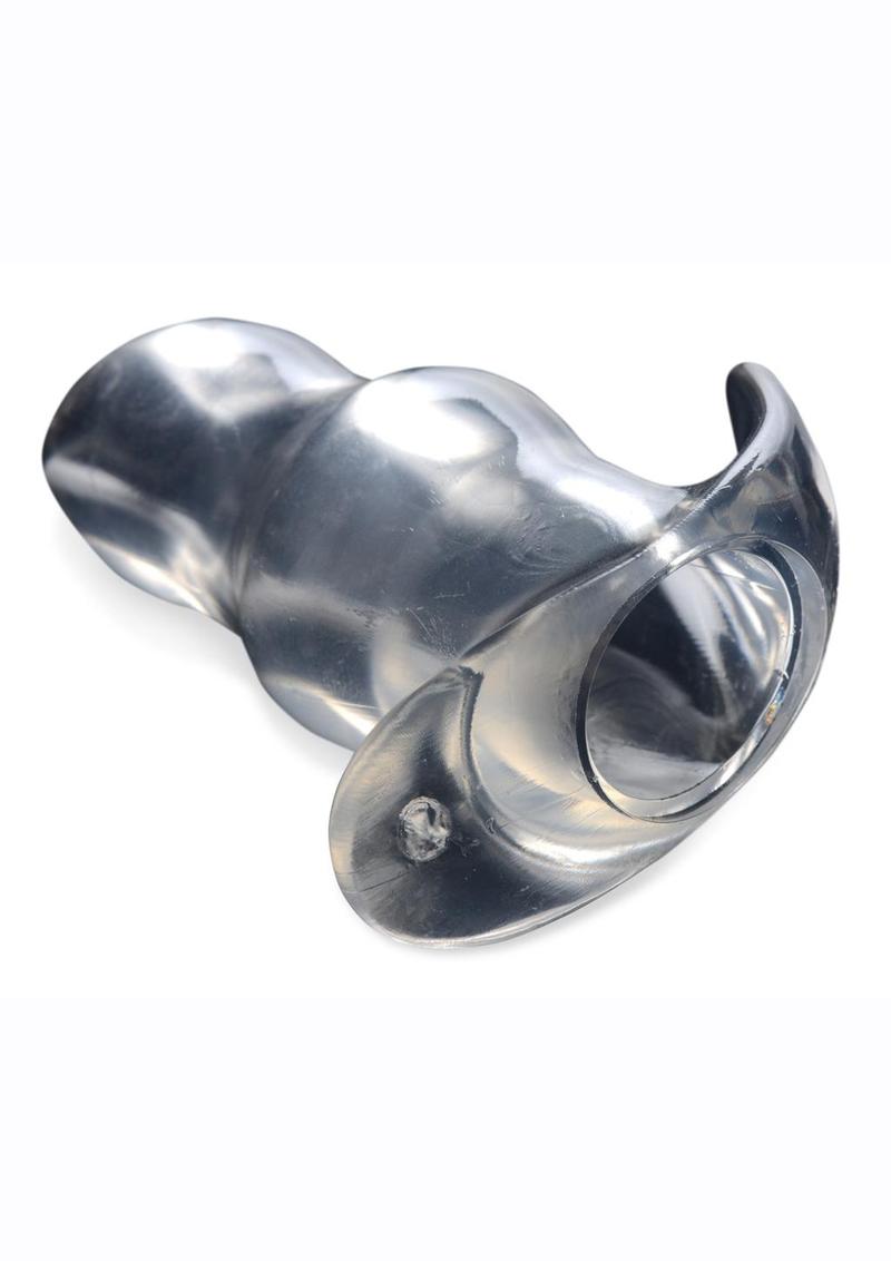 Master Series Clear View Hollow Anal Plug XL