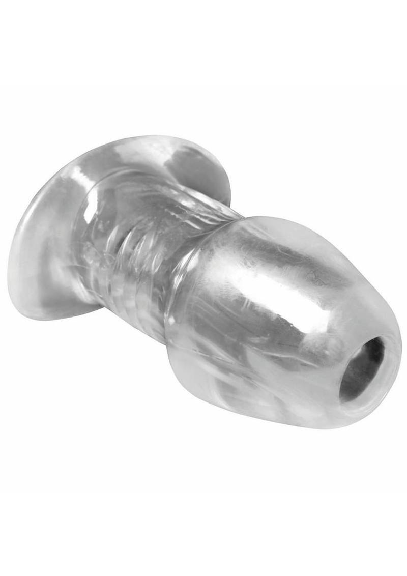 Dicked Clear Hollow Anal Plug