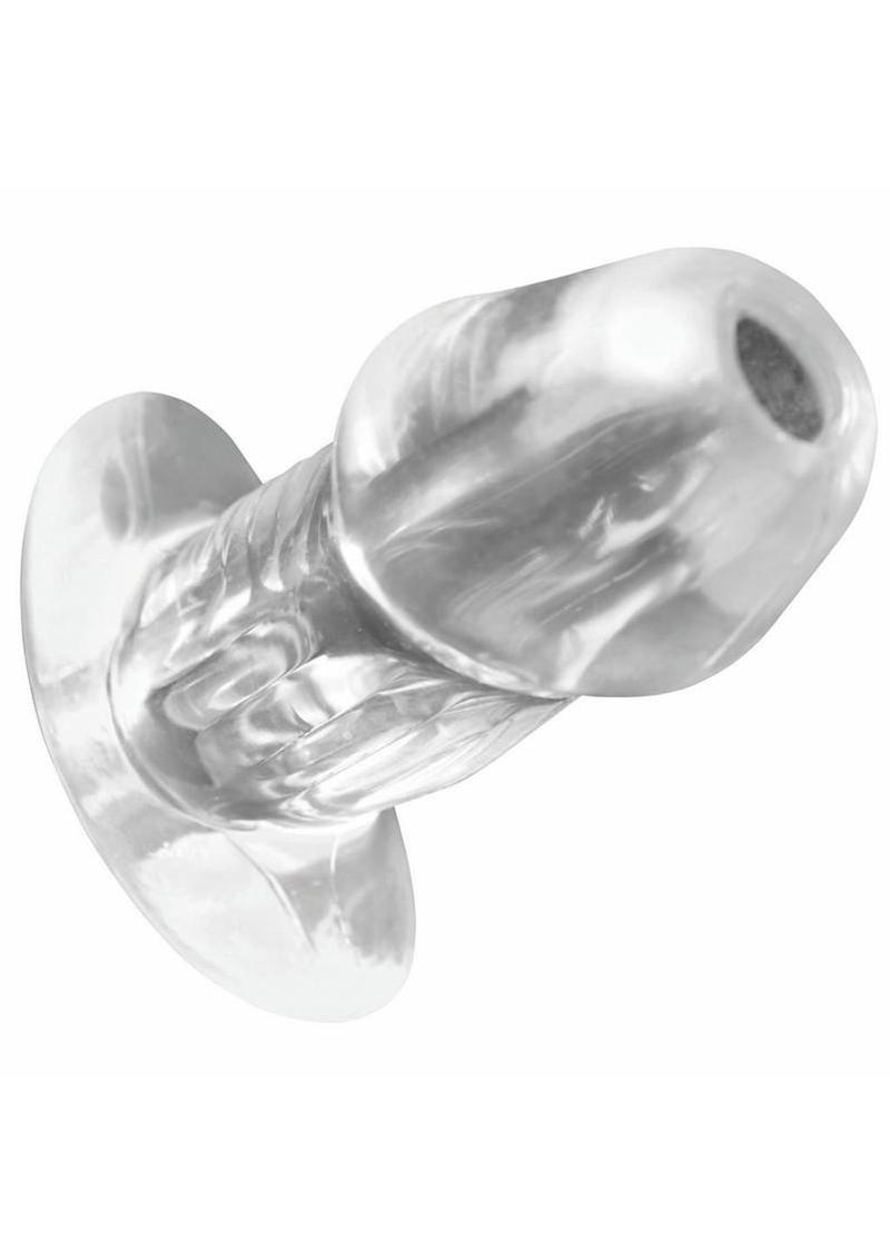 Dicked Clear Hollow Anal Plug