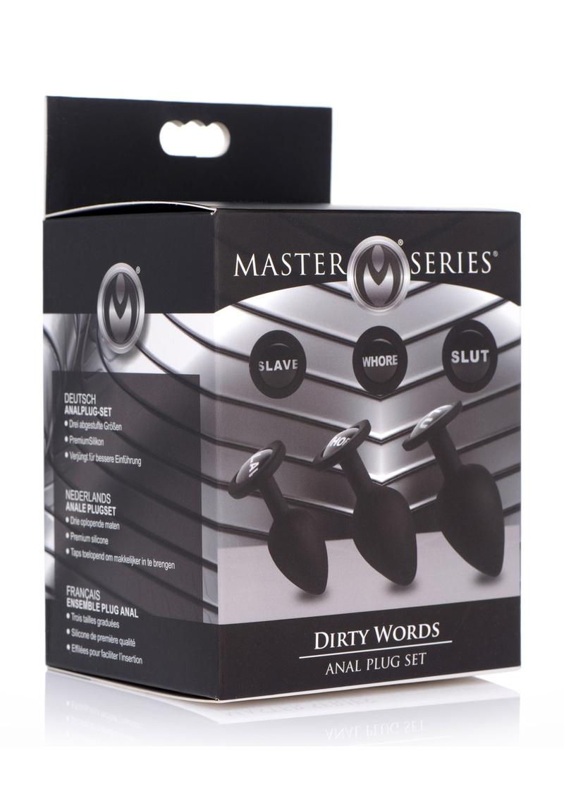 Dirty Words Anal Plug Set