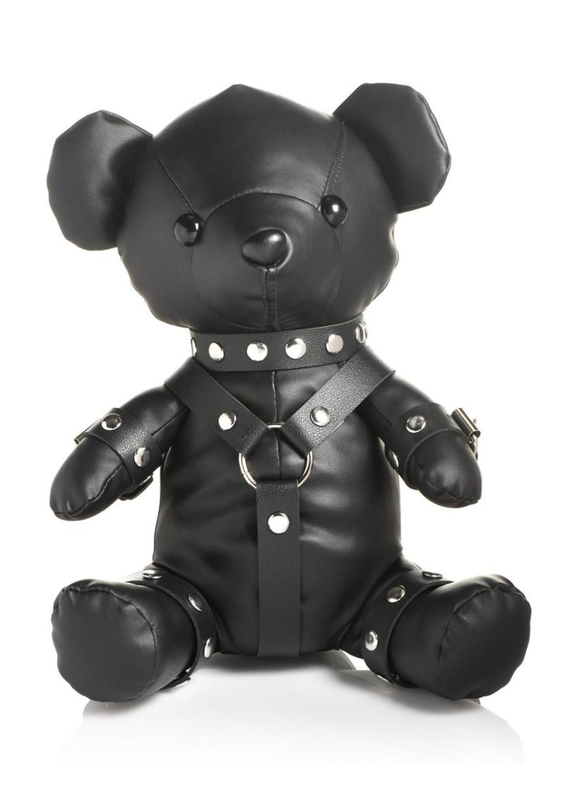 Master Series Gimp Bear Red Leather Bear With Harness