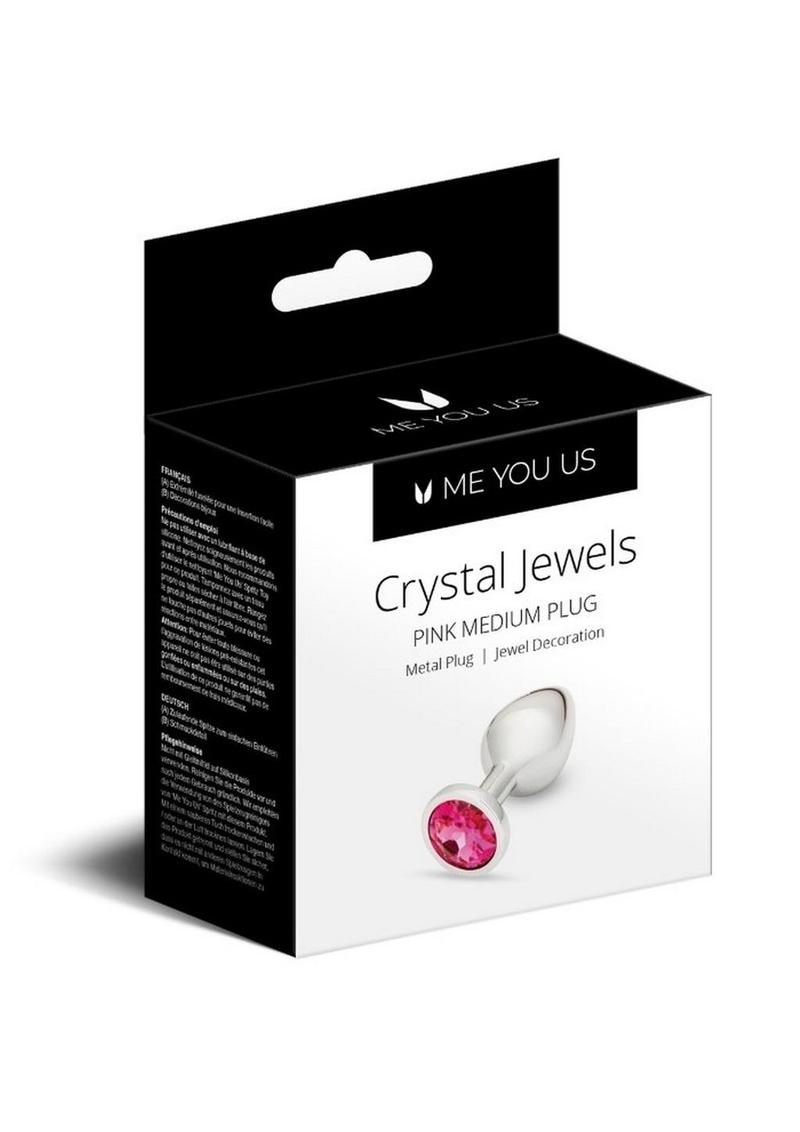 Me You Us Crystal Jewels Metal Plug Elegant Jewel Design