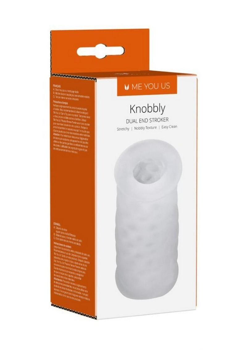 Me You Us Knobbly Dual End Stroker Stretchy And Nobby Texture