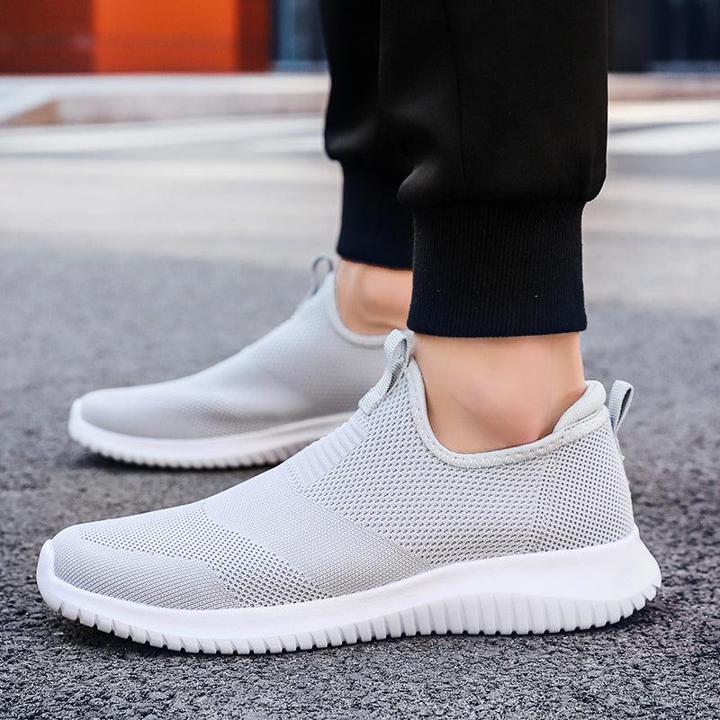 Men Sneakers Lightweight Casual Slip On Walking Socks Sneakers Trainers Mesh Flat Breathable Summer Walking Beach Mesh Shoes Comfortable Mesh Athletic Espadrilles