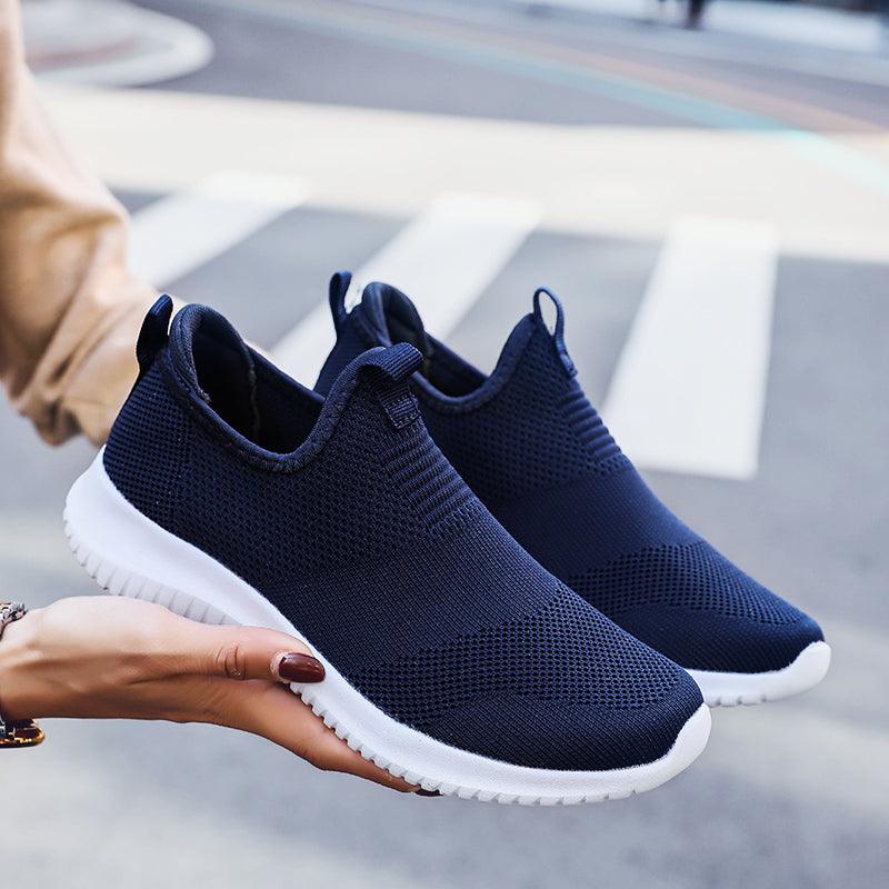 Men Sneakers Lightweight Casual Slip On Walking Socks Sneakers Trainers Mesh Flat Breathable Summer Walking Beach Mesh Shoes Comfortable Mesh Athletic Espadrilles