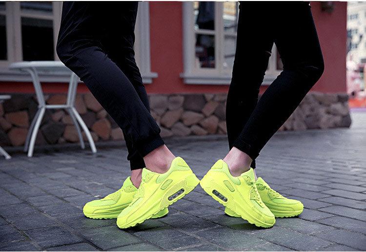 Mens Womens Luxury Sneakers Mesh Sports Casual Shoes Solid Lace-Up Outdoor Sports Sneakers Lace Up Unisex Walk Men&