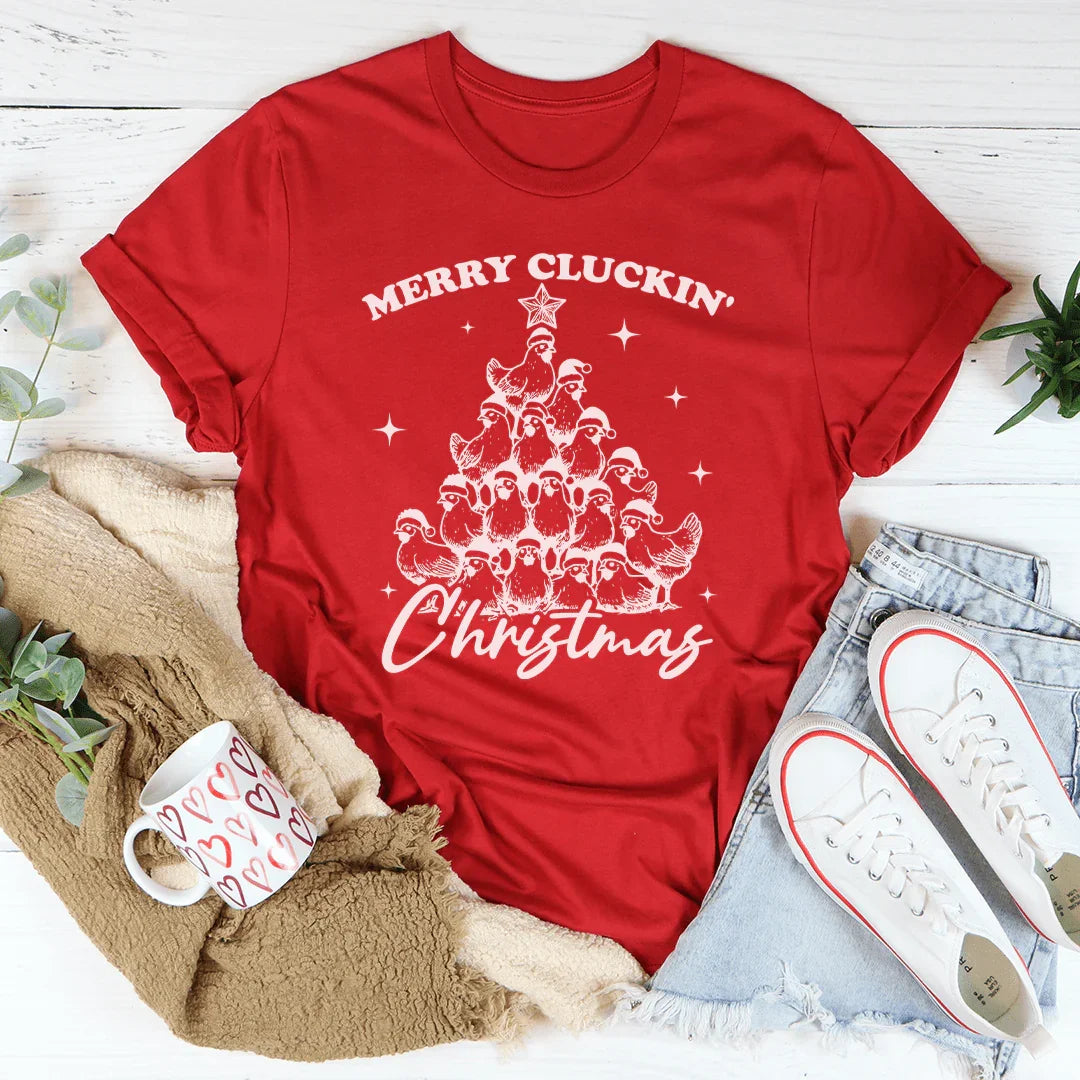 Merry Cluckin Christmas Tee