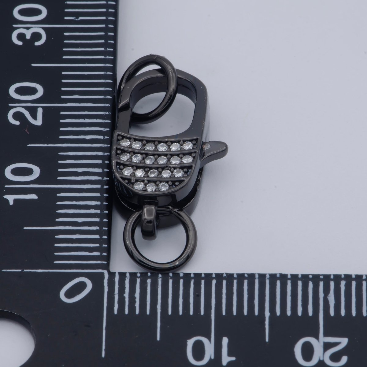 Micro Pave Gold Filled CZ Lobster Clasp End Clasp For DIY Jewelry Making Necklace Bracelet Anklet L-301~L-304
