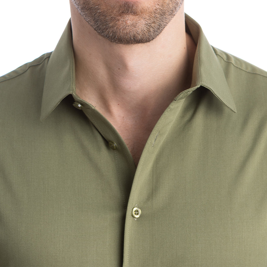 goTIELESS Ultimate Dress Shirt (Army Green)