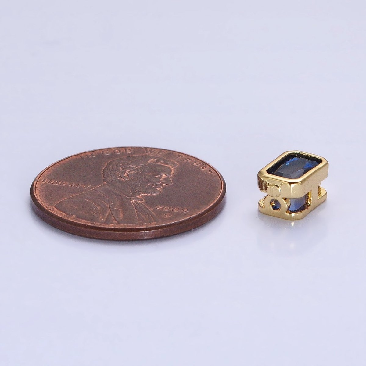 Mini Rectangle Bead Spacer CZ Micro Pave Geometric Spacer Bead Connector Charm B-435 B-438 B-439 B-445 B-455 B-674