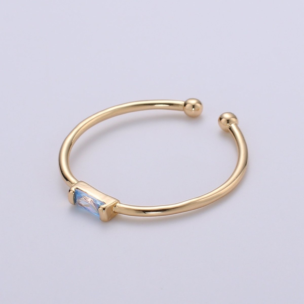 Minimalist Birthstone Ring • Cz Ring in Gold • Dainty Birthstone Ring • Stacking Ring • Valentine Gifts for Mom Wife Friend R-216 R-218 R-219 R-220