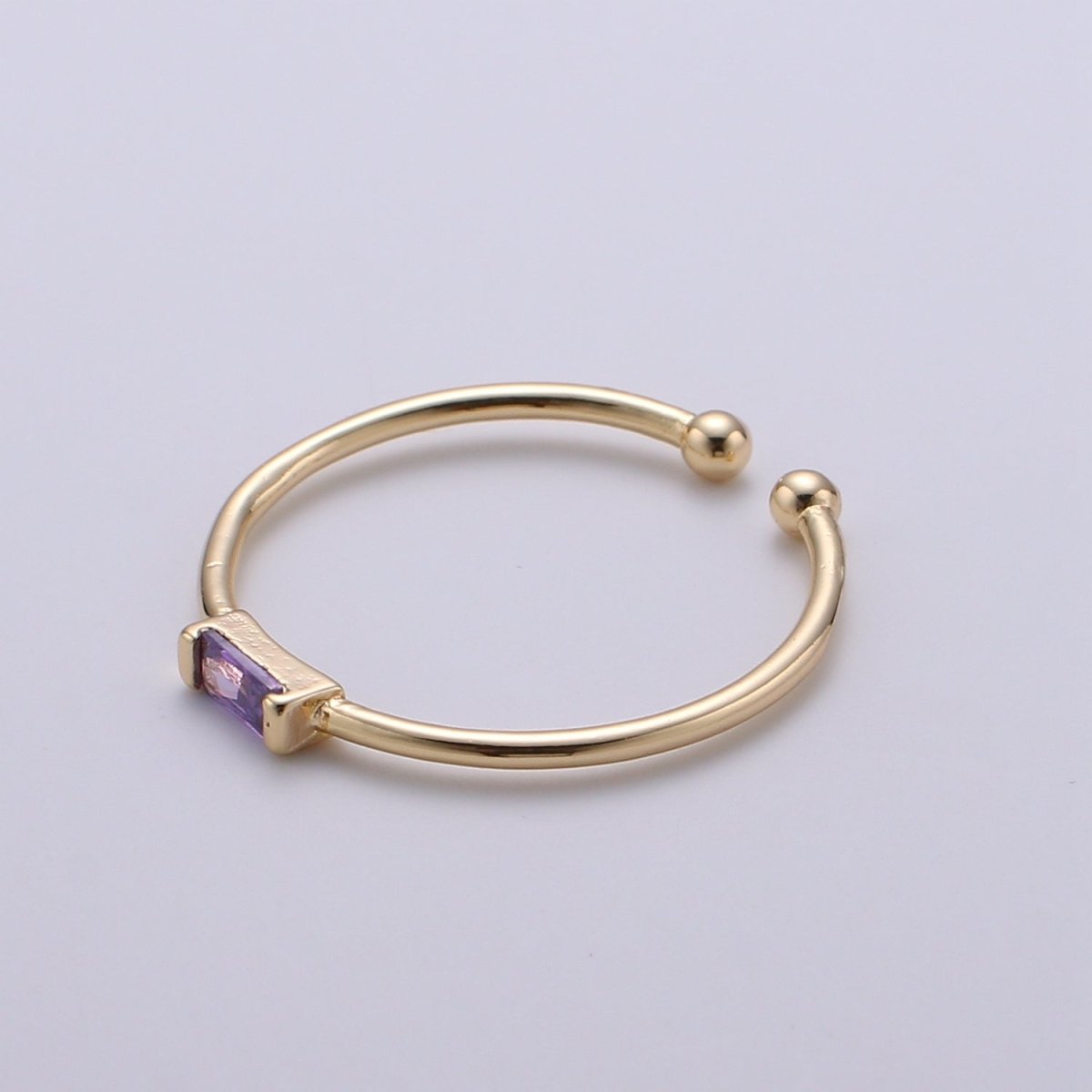 Minimalist Birthstone Ring • Cz Ring in Gold • Dainty Birthstone Ring • Stacking Ring • Valentine Gifts for Mom Wife Friend R-216 R-218 R-219 R-220