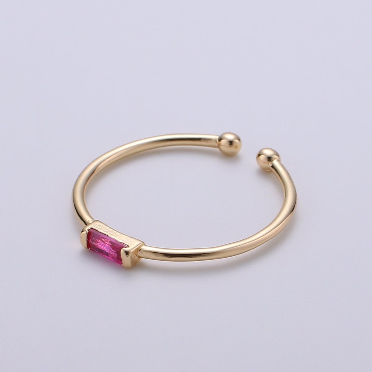 Minimalist Birthstone Ring • Cz Ring in Gold • Dainty Birthstone Ring • Stacking Ring • Valentine Gifts for Mom Wife Friend R-216 R-218 R-219 R-220