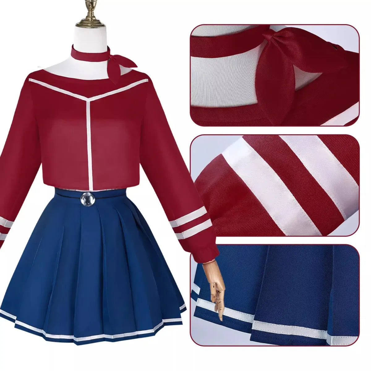 Mita Mira Cosplay School Uniform β MiSide Yandere JK Set for Girls & Women