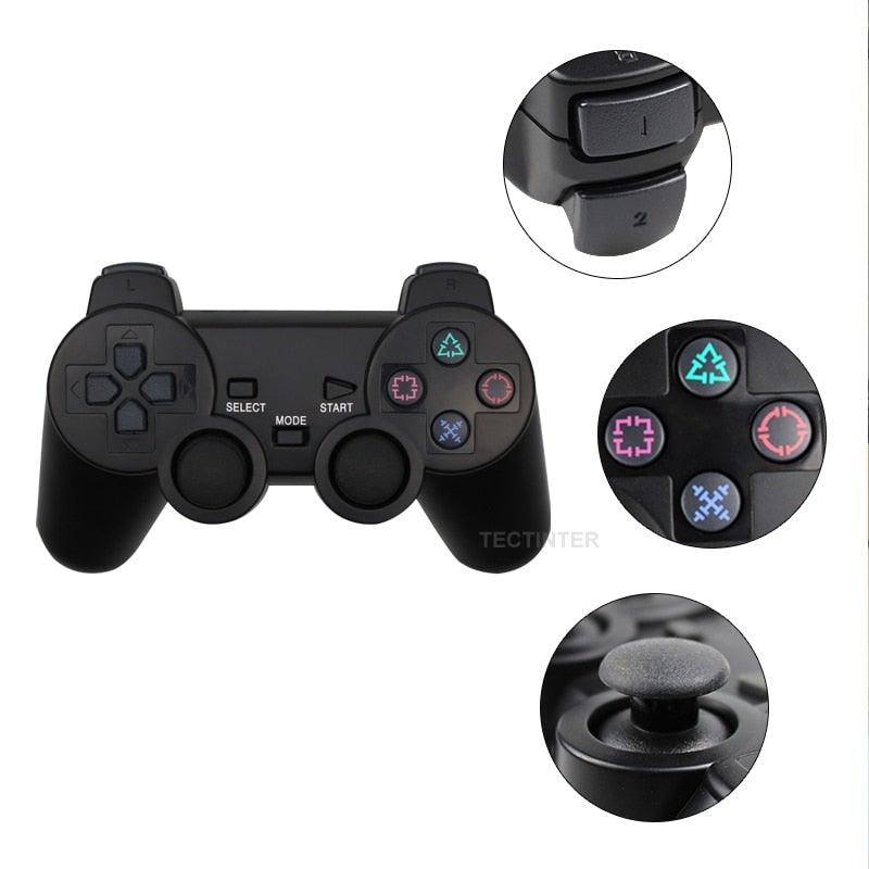 Modern Purple Wireless Joystick Gamepad Controller Along With Double Vibration Shock Perfect For PC Laptop Smart TV