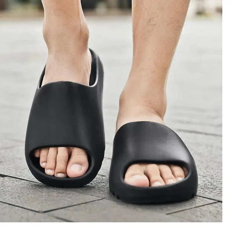 Modern Thick Soft Slippers Classic Non-slip Flip Flops Spa Slippers Indoor Outdoor Summer Unisex Flip Flops