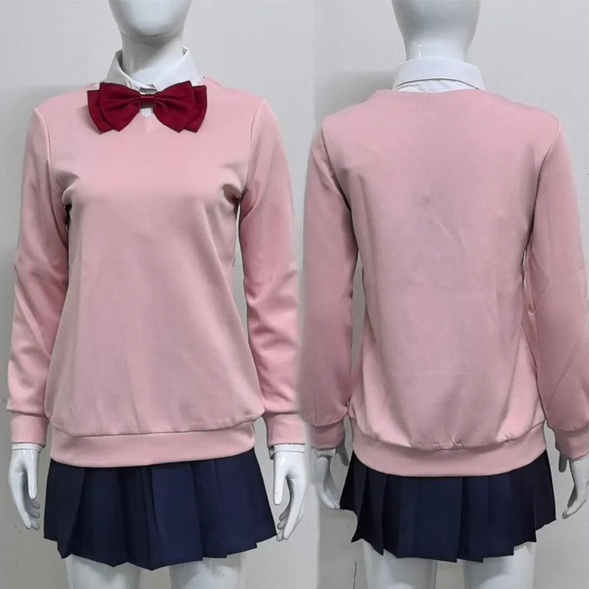 Momo Ayase Cosplay Costume β Dandadan School Uniform Set with Accessories