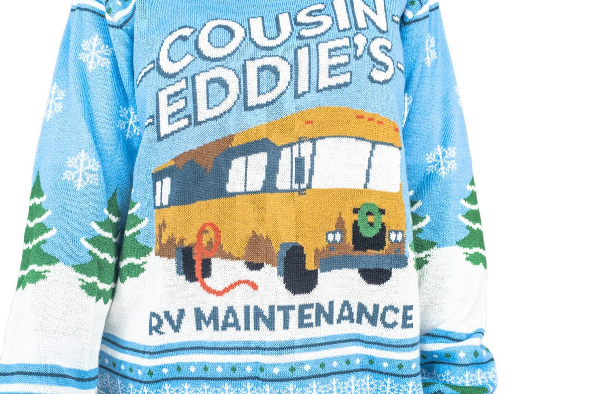 National Lampoon Christmas Vacation Blue Eddies Ugly Christmas Sweater