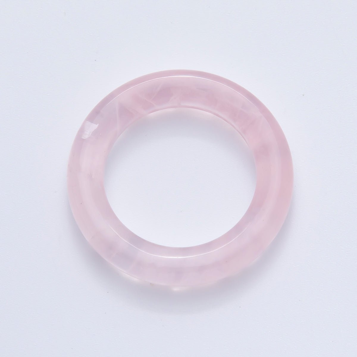 Natural Gemstone Round Ring Smooth Polish Spacer Beads | ZA1227 - ZA1229