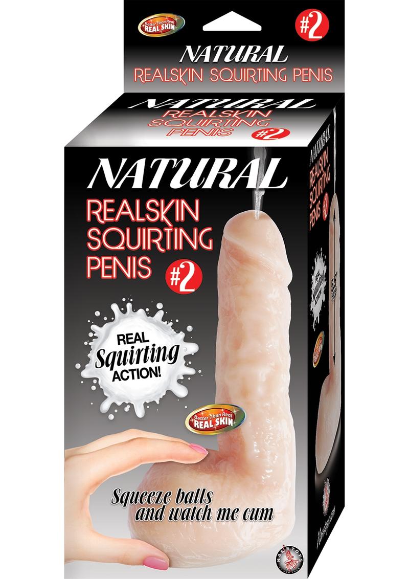 Natural Realskin Squirting Penis