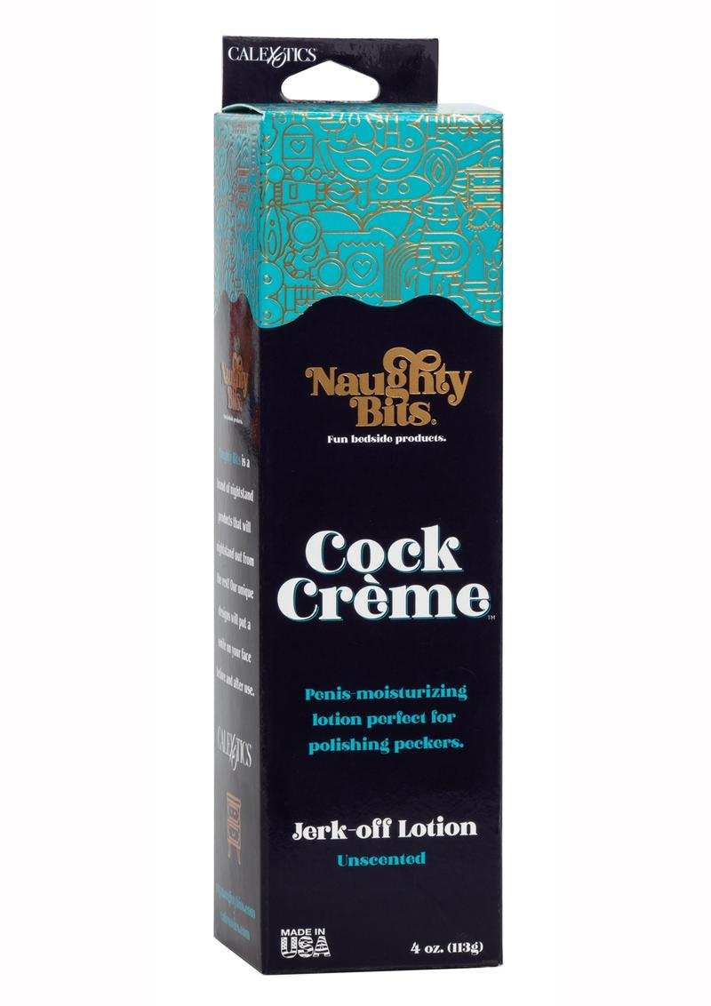 Naughty Bits Cock Crème Unscented Water-Based Jerk-Off Lotion
