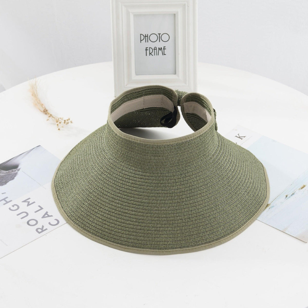 New Women Summer Visors Hat Foldable Sun Hat Wide Large Retro Hat Women&