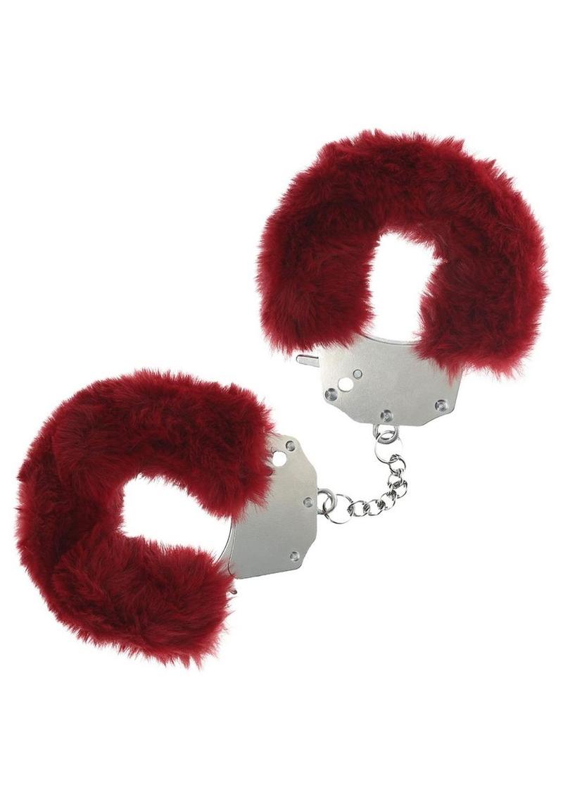 Ouch! Fluffy Handcuffs Burgundy