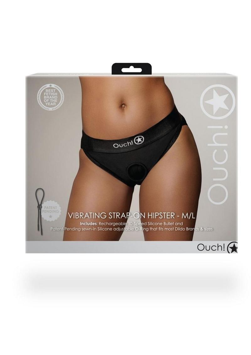 Ouch! Vibrating Rechargeable Strap-On Hipster