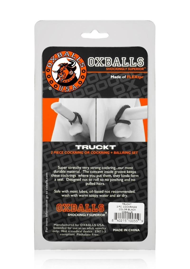 Oxballs Truckt 2-Pack Cock Ring For Enhanced Performance