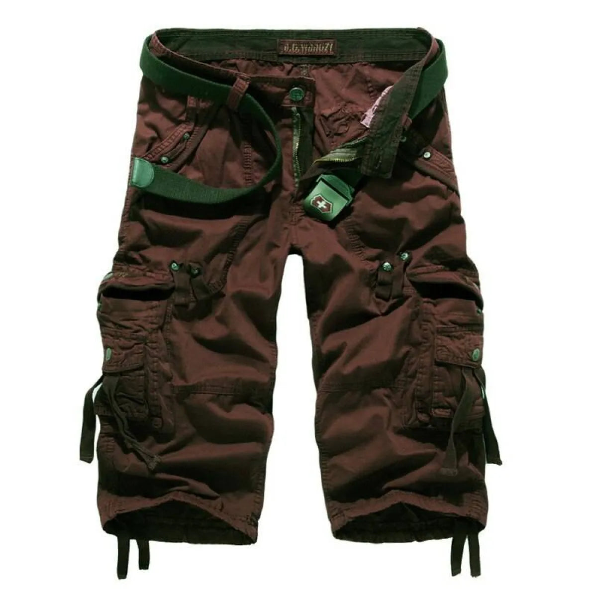 Patterned Art Textile Shorts