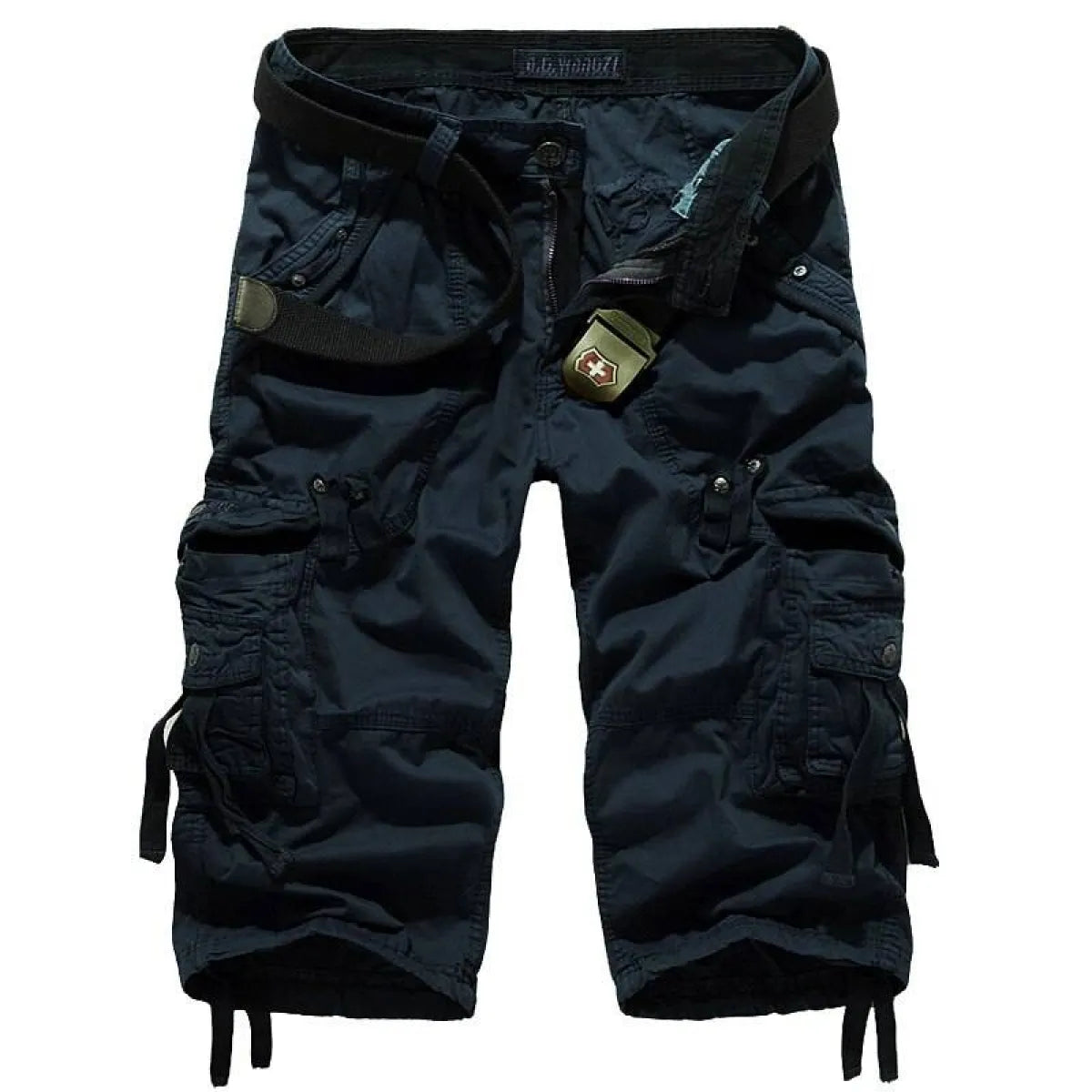 Patterned Art Textile Shorts