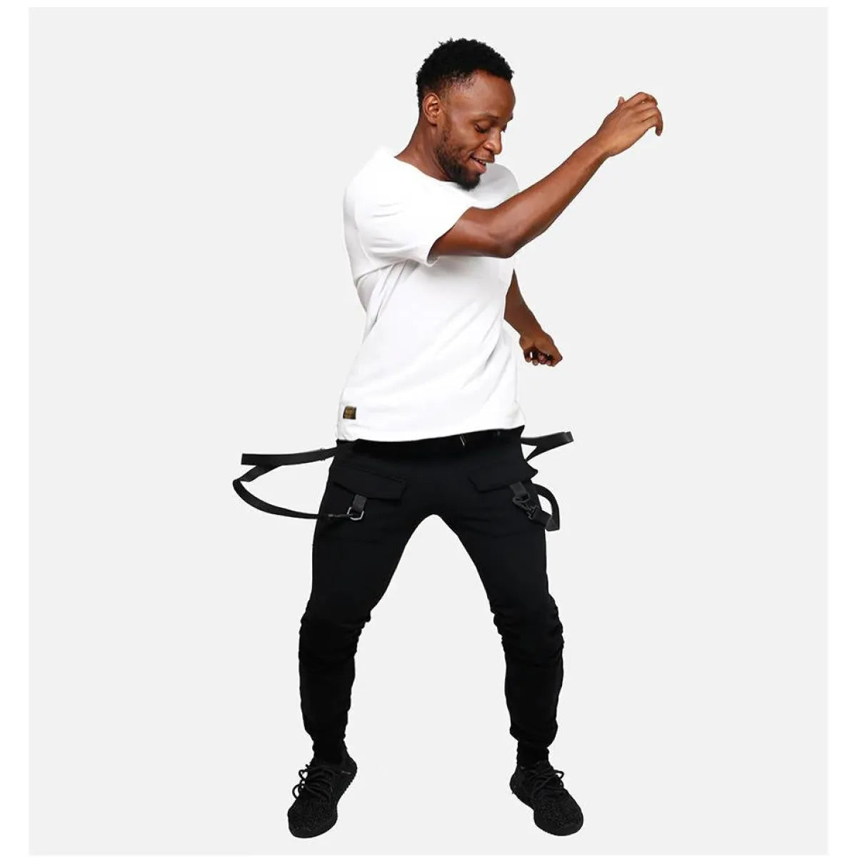 Patterned Cargo Sweatpants