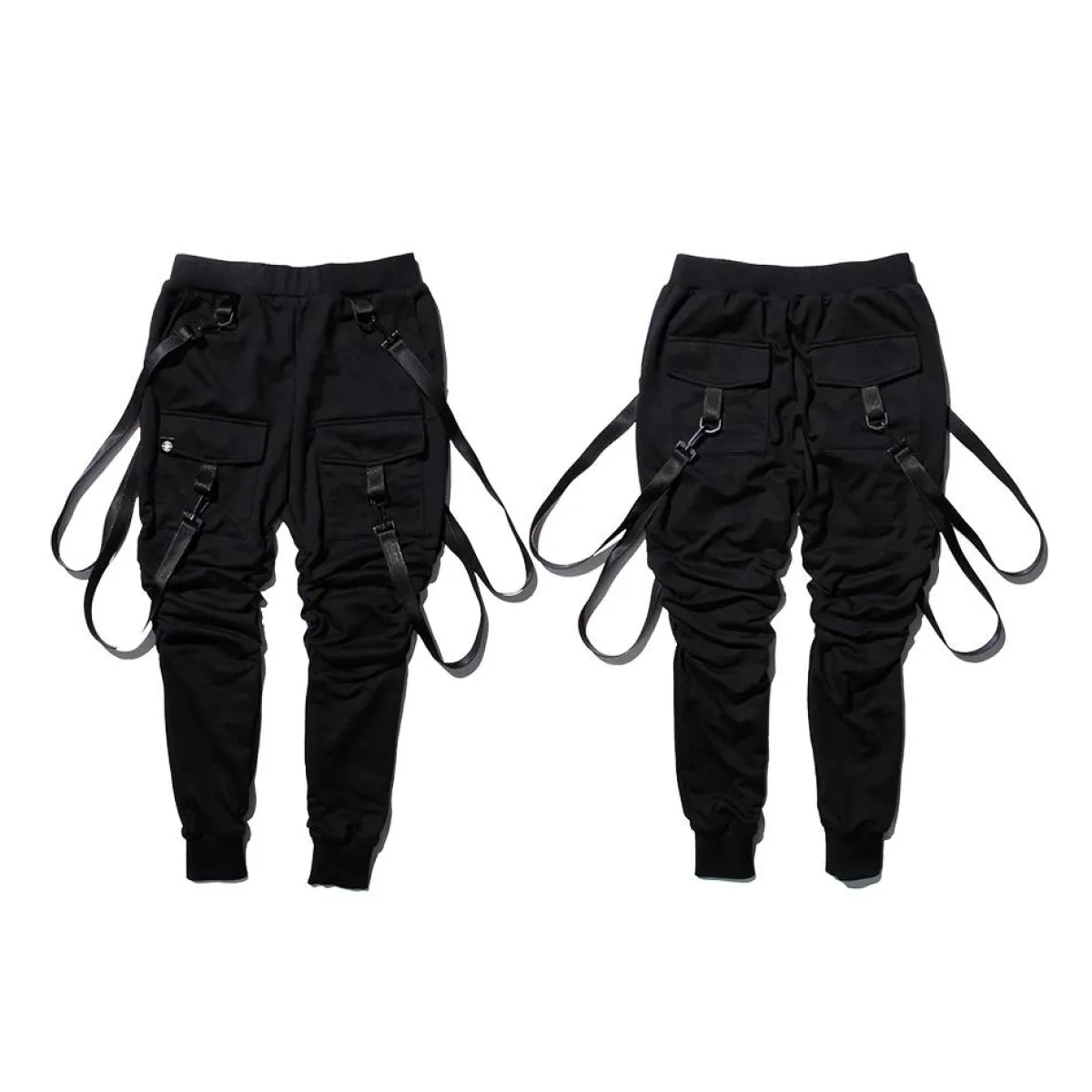 Patterned Cargo Sweatpants