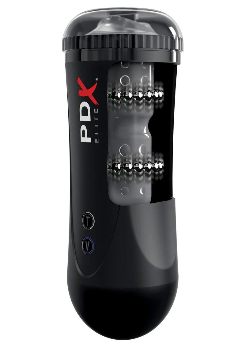 PDX Elite Moto Internal Stroking Action Stroker With Vibration
